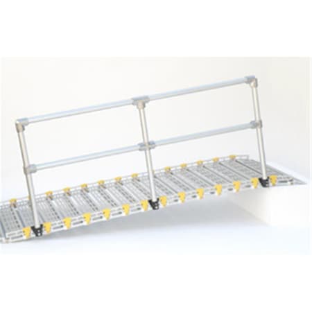 Roll-A-Ramp Roll-A-Ramp 4040-10 10 ft. Aluminum Handrail Kit 4040-10